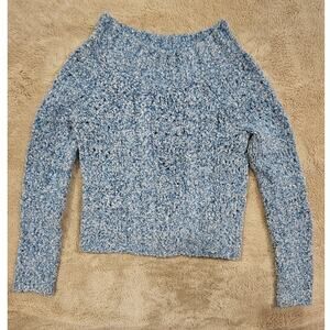 Free People Avalon Sweater,  Blue Marine, Soft and Warm, Size L